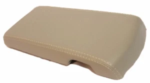 Fits 04-09 Dodge Durango Real Leather Center Console Lid Armrest Cover Beige - Imagen 1 de 7