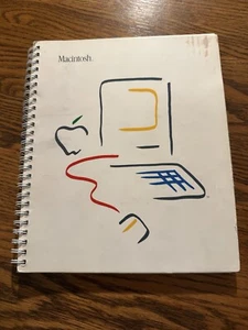 Vintage 1984 Apple Macintosh #M1500 Computer Users Manual Picasso Cover Spiral - Afbeelding 1 van 15