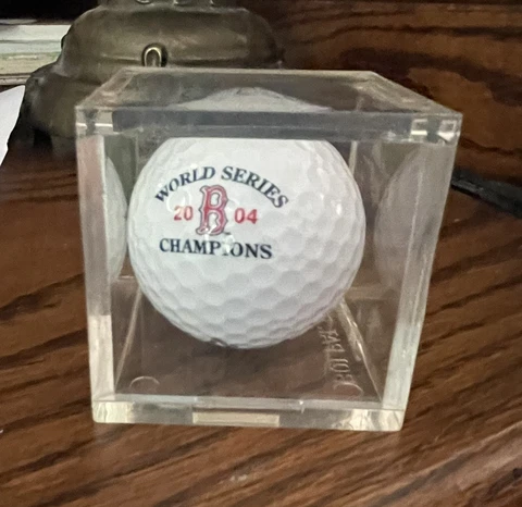 2004 World Series Champions Boston Red Sox golf ball Cover