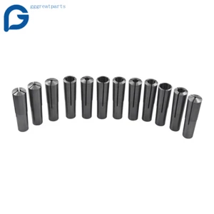 12 PC 3MT MT3 #3 Morse Taper Shank Collets Includes 1/8" - 3/4" Chuck Set New - Picture 1 of 8