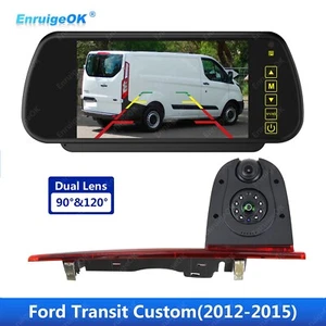 3rd Brake Light Backup Camera and Monitor Kit for Ford Transit Custom 2012-2015 - Picture 1 of 18