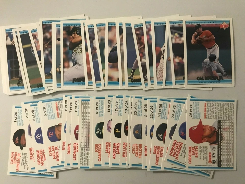 You Choose 1992 Donruss McDonalds MVP Baseball Ripken; Ryan; Clemens; Puckett;  - Image 1 of 1