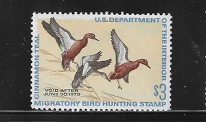 US #RW38- 1971 HUNTING PERMIT (DUCK STAMP) MINT NEVER HINGED - Picture 1 of 1