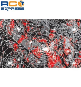 Pinecar Body Skin Custom Transfer Spider Web PIN3983 - Picture 1 of 1