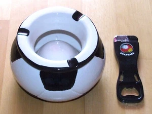 Marokkanischer Fußball Ascher und Merchandise Feuerzeug/Flaschenöffner WM 2006 - Bild 1 von 3