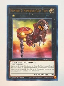 Yugioh Maximum Gold: El Dorado Número 3: Numeron Gate Trini MGED-EN085 Raro Casi Nuevo/Muy Nuevo - Imagen 1 de 1