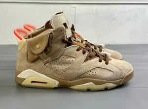 Nike Air Jordan Retro VI 6 SP Travis Scott Biritsh Khaki DH0690-200 Glow Size 12 - Picture 1 of 15