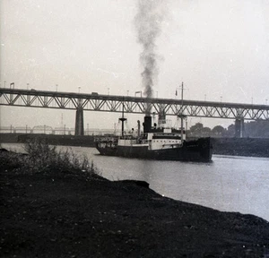 British Freighter "Gardenia" - Vintage B&W Ship Negative - Picture 1 of 2