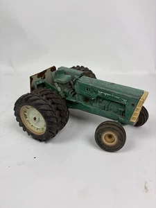 Tractor John Deere de colección de metal fundido a presión verde dirección real oxidado - Imagen 1 de 9
