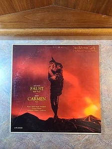 GOUNOD Faust BIZET Carmen GIBSON / RCA LM 2449 Mono LP Tested - Foto 1 di 15