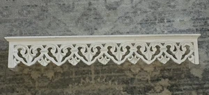 Home Decor Bauernhaus Distressed Neuheit weiß Schweberegal 30" × 5" × 5" - Bild 1 von 7