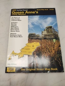 Queen Anne's County, Maryland Steet Map Book Paperback ADC Maps 6th Edition 1994 - Picture 1 of 5