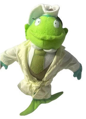 Vintage 1991 Inspector Gil 12" Plush Fish Green Fishing Police Stuffed Animal - Image 1 of 4