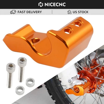 Cubierta protectora de pierna de horquilla derecha CNC para KTM 250 350 450 SXF XCF 500 EXC-F 2003-2014 Foto 1 de 4