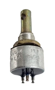 Vintage PLW 10K M Log Potentiometer 02652/204 Wellenaufnahme 75/25 UK Made - Bild 1 von 12