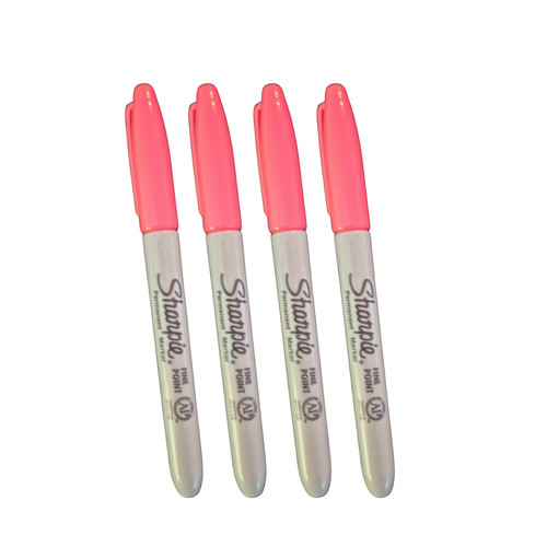 RUBY Sharpie Markers Fine Point Permanent Marker Lot Of 4 | eBay