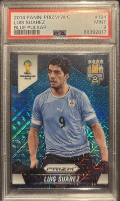 2014 Panini Prizm World Cup Blue Pulsar Luis Suarez #194 /55 - Image 1 of 2