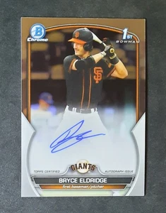 Bryce Eldridge 2023 1st Bowman Chrome Autograph Auto San Francisco Giants - Picture 1 of 2
