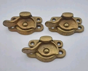 Vintage Window Sash Locks Latch Set Complete Craftsman Style Cast Lot of 3 - Picture 1 of 8