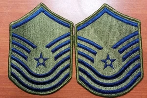 Paar US Air Force Senior Master Sergeant Patch Abzeichen groß - Bild 1 von 2