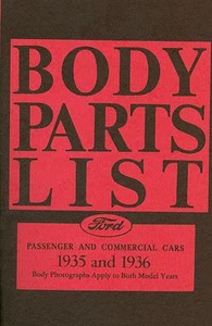 1935 1936 Ford Modelo A carrocería piezas lista cubiertas autos de pasajeros y comerciales - Imagen 1 de 1