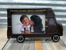 UPS truck picture frame resin for 4 X 6 photo