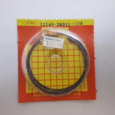 12140-28011-100 +1. 毫米孔 NOS 原始设备制造商铃木活塞环套装 TS125 TC125 — 第 1/3 张图片