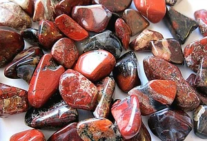 4 oz Brecciated Jasper Tumbled Stones 15-25mm Healing Crystals Protects Shamans - Picture 1 of 1
