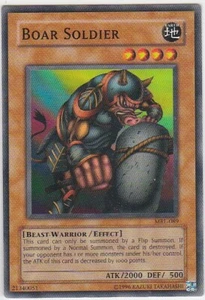 GS) Yugioh - Konami - Yu-Gi-Uh! - Boar Soldier - MRL-089 - Trading Card - Picture 1 of 2