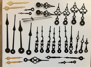 Assorted Replacement  Clock Movement Mechanism Hands DIY Repair Tool - 30+ pcs. - Picture 1 of 1