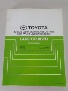 Manual De Taller Toyota Land Cruiser J10 Carrocería Y Chasis Desde 08/1999 - Imagen 1 de 2