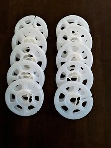 10 *NEW* SUPER 8 50' PLASTIC FILM REELS (WHITE) LOWEST PRICE NICE - Picture 1 of 4
