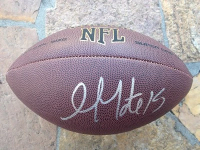 *GOLDEN TATE*SIGNED*AUTOGRAPHED*FOOTBALL*SEATTLE*SEAHAWKS*LIONS*NOTRE DAME*COA - Image 1 of 4