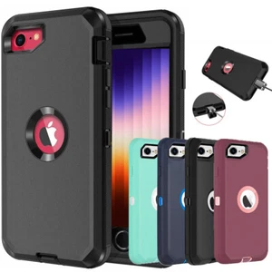 For iPhone SE 2022/SE 2020/8/7 Plus Original Case Shockproof Heavy Duty Cover - Picture 1 of 22