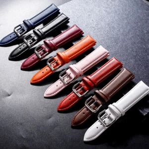Leather Watch Strap Watch Accessories Watchband Pin Buckle Watch Part Universal - Picture 1 of 18
