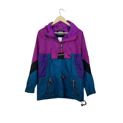 Chaqueta cortavientos vintage Helly Hansen pequeña Anorak abrigo retro de nailon para hombre Foto 1 de 4