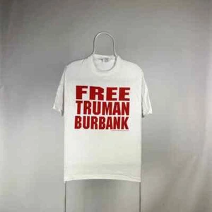 1998 The Truman Show Movie Promo T-Shirt L weiß Jim Carrey Tee - Bild 1 von 8