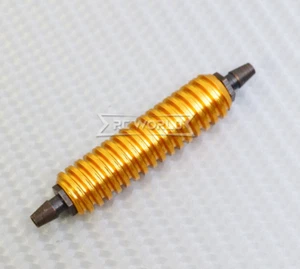 RC 1/10 1/8 Nitro Engine FUEL FILTER *LONG* For Gas Lines -GOLD- - Picture 1 of 8