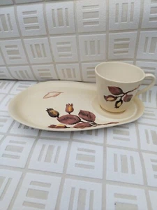 Carltonware Australian Design Cup And Biscuit Saucer Vintage And Rare - Picture 1 of 5
