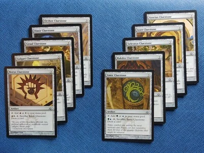 MTG - 10 - Cluestone Set - 10 Dragon's Maze Magic Dual Mana Draw Artifact - Image 1 of 4
