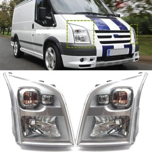 Left+Right For Ford Transit Van MK7 VM V348 2006 -2014 Headlight Headlamp UK - Picture 1 of 13