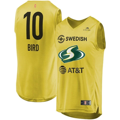 Fanatics Youth Seattle Storm Sue Bird #10 Fast Break Replica Jersey (L) Cover