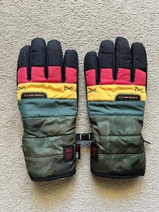 Guantes de Invierno Unisex Pequeños Dakine Omega Rasta Colección 2014 Snowboard Esquí - Imagen 1 de 4
