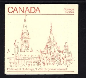 Canada 1983 25x32c Maple Leaf pane 924a Parliament Building Cover Booklet BK85a - Picture 1 of 1