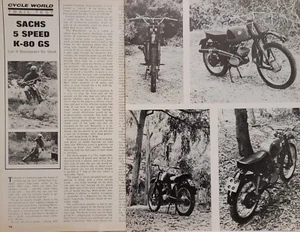1967 Sachs 2pg Motorrad Testartikel - Bild 1 von 1