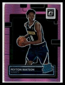 2022 Donruss Optic #223 Peyton Watson RR Pink - Picture 1 of 1