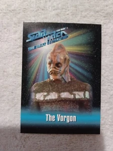 Star Trek TNG - Playmates Action Figure Trading Card - The Vorgon - Picture 1 of 1