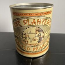 "The Planters Salted Peanuts" Mother’s Brand Anniversary Tin Can From 1981; NICE