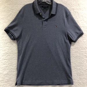 Tommy Hilfiger Polo Shirt Mens Size Large  Custom Fit Casual Short Sleeve - Picture 1 of 11
