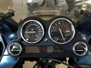 Per Motocicleta Bmw K1200 GT / RS Anillos de tablero de aluminio pulido 4-piezas - Foto 1 di 10